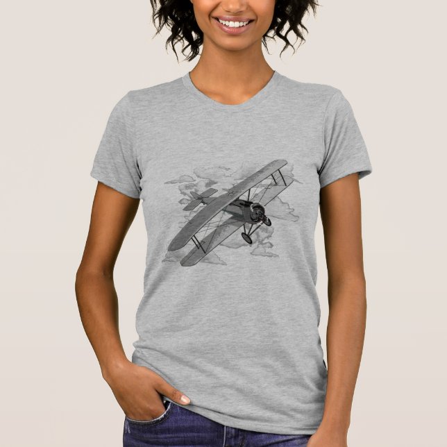Vintages Flugzeug T-Shirt (Vorderseite)