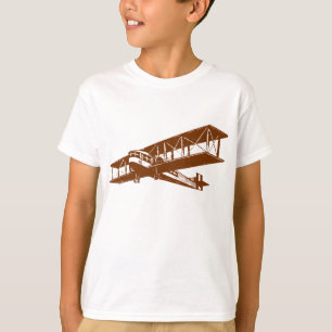 Vintages Flugzeug - Walnut T-Shirt