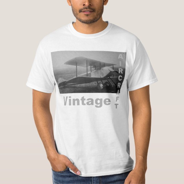 Vintages Flugzeuge Sopwith Kamel T-Shirt (Vorderseite)