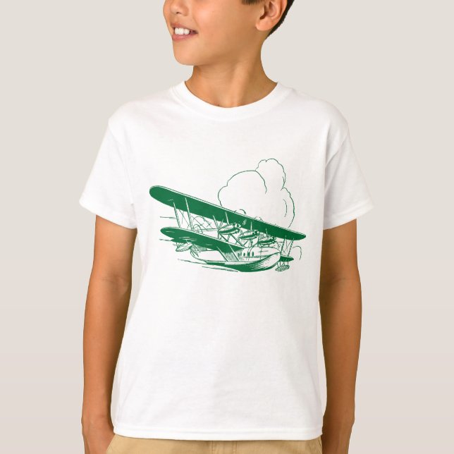 Vintages Flying Boat T-Shirt (Vorderseite)