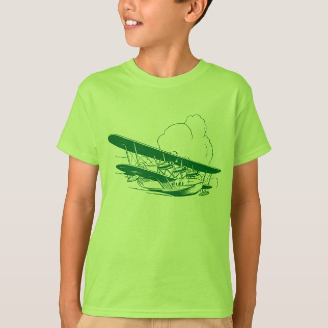 Vintages Flying Boat T-Shirt (Vorderseite)