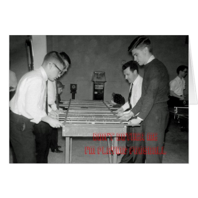 VINTAGES FOOSBALL FUZBOLL FOTO FOOTBALL (Vorderseite (Horizontal))
