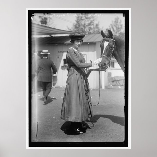 Vintages Foto 1916 Pferdeausstellung Poster (Vorne)
