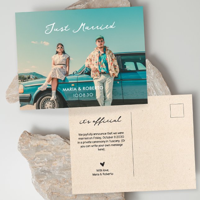 Vintages Foto Ankündigungspostkarte (Von Creator hochgeladen)