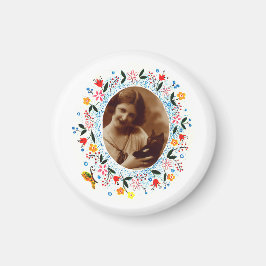 Vintages Foto aus Whimsikrahmen Magnet