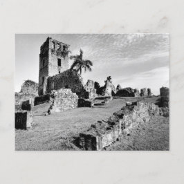 Vintages Foto der Ruinen des alten Panamas Postkarte