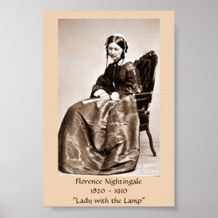 Vintages Foto - Florence Nightingale, Poster
