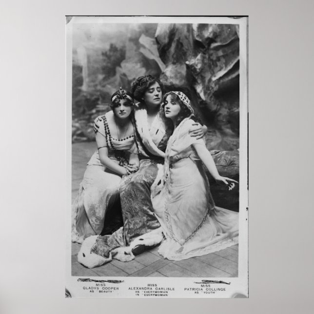 Vintages Foto für alle Poster (Vorne)