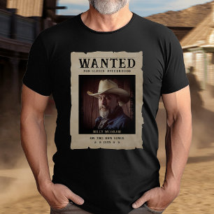 Vintages Foto Gewollt Poster Funny Vatertag T-Shirt