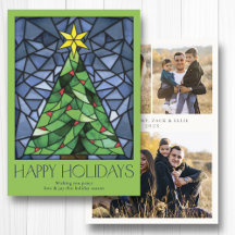 Vintages Foto Happy Holidays Star