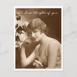 Vintages Foto Postkarte