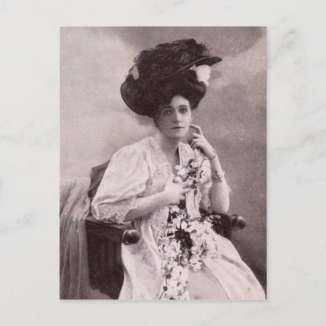 Vintages Foto Postkarte (Vorderseite)