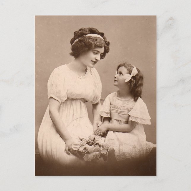 Vintages Foto Postkarte (Vorderseite)