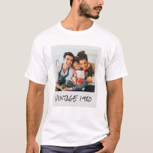 Vintages Foto und Jahr T-Shirt