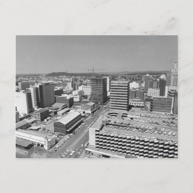 Vintages Foto von Harare Zimbabwe Postkarte (Vorderseite)