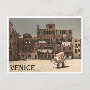 Vintages Foto von Venedig Postkarte