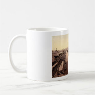 Vintages Fotochrom-Bild Ryde Isle of Wight Pier Kaffeetasse