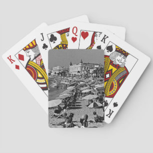 Vintages Frankreich Cannes Beach Dart Board Spielkarten
