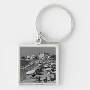 Vintages Frankreich Cannes Strand Schlüsselanhänger