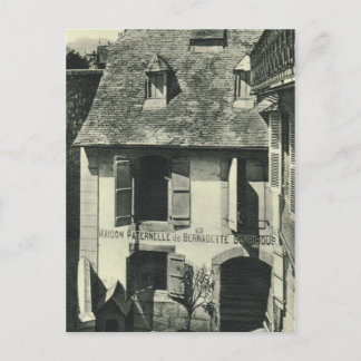 Vintages Frankreich, Geburtsort von St. Bernadette Postkarte