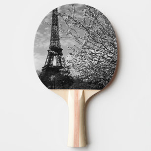 Vintages Frankreich Paris Eiffelturm 1970 Tischtennis Schläger