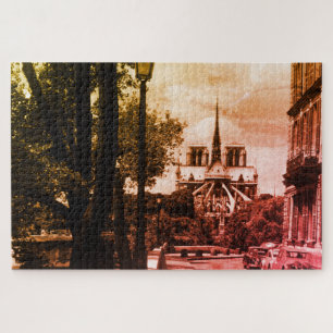 Vintages Frankreich Paris Notre dame Saint Lupis