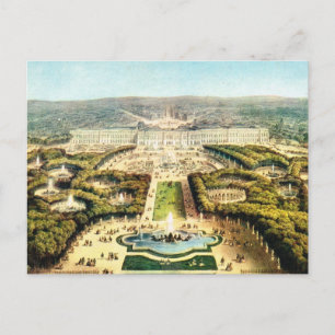 Vintages Frankreich, Schloss Versailles Postkarte