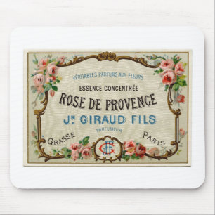 Vintages französisches Label Mousepad