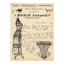 Vintages französisches Modeposter