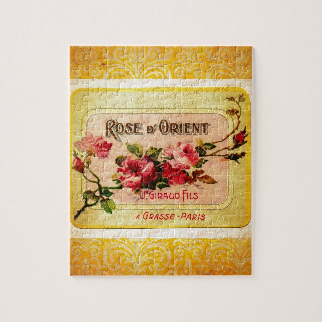 Vintages Französisches Parfüm-Label (Vertikal)