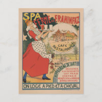 Vintages französisches Restaurant Café Reisen