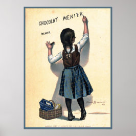 Vintages Französisches Schokoladenposter Poster