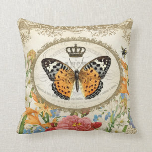 Vintages französisches Shabby Kissen