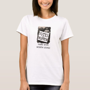 Vintages Frauen-Abstimmungs-Shirt T-Shirt