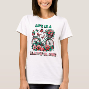 Vintages Frauenrad T-Shirt