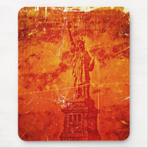 Vintages Freiheitsstatue, New York #1 - Mousepad