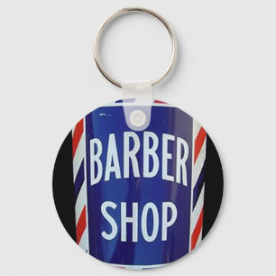 Vintages Friseursalonzeichen Schlüsselanhänger