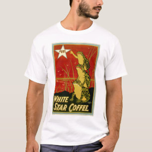 Vintages Froschkaffee-Anzeige-Shirt T-Shirt