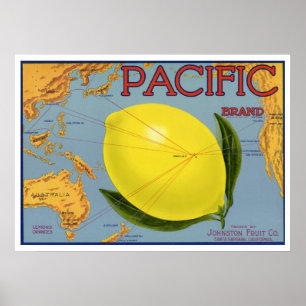 Vintages Fruchtkäseretikett Poster