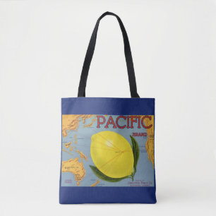 Vintages Fruchtkäseretikett Tasche