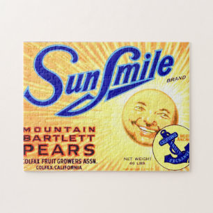 Vintages Fruchtkorb-Etikett 8 Jigsaw Puzzle