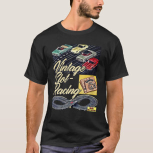 Vintages Führungsfahrzeug, Gleitbahn, Slotcar, Sl T-Shirt