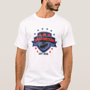 Vintages Fußballteam der Washington DC 1932 T-Shirt