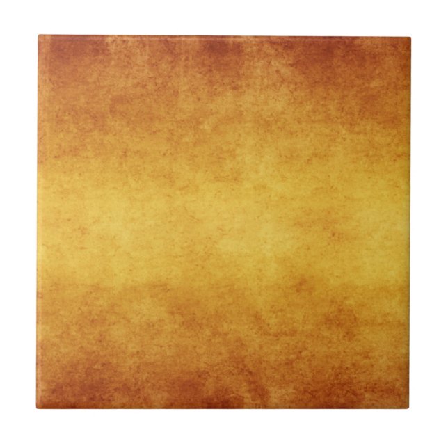 Vintages gealtertes Bernsteingebrannter Fliese (Vorderseite)