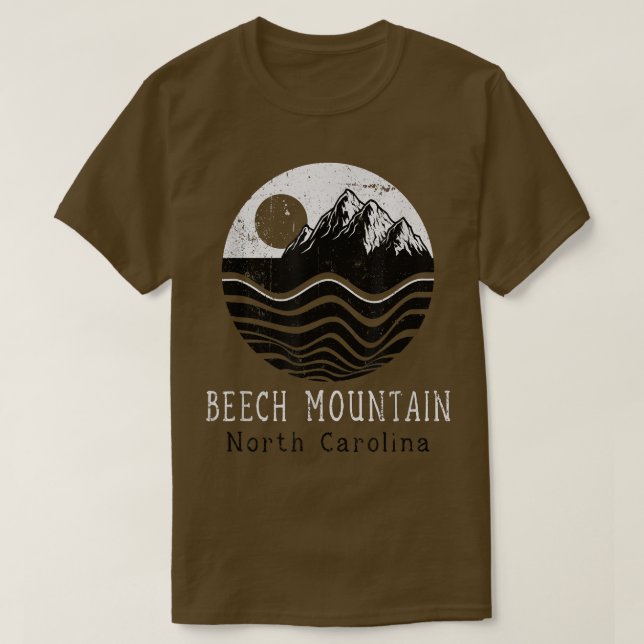 Vintages Gebirgslager Nordcaroli T-Shirt (Design vorne)