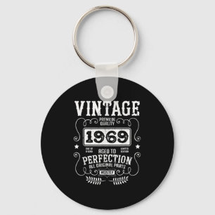 Vintages Geburtstag Jahr 1969 Funny Quotes Retr Schlüsselanhänger