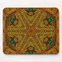 Vintages Gefühl - komplizierte, abstrakte Design-F Mousepad