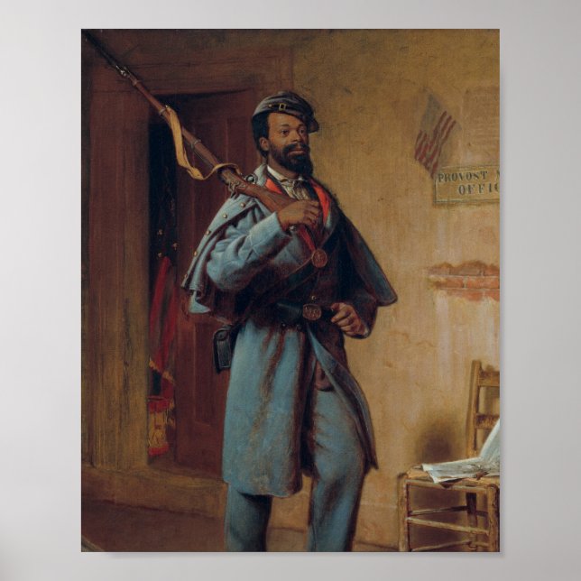 Vintages Gemälde, ein bisschen Kriegsgeschichte: D Poster (Vorne)