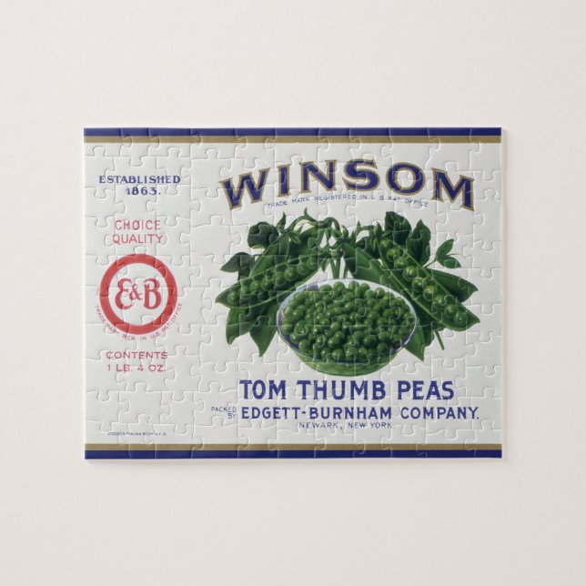 Vintages Gemüse kann Kunst, Winsom Peñas (Horizontal)