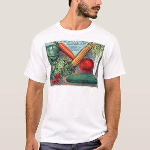 Vintages Gemüse T-Shirt